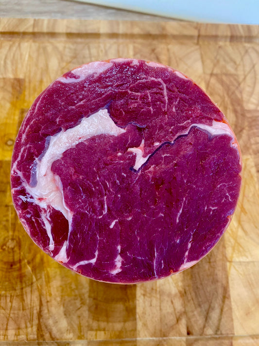 45-Day Dry-Aged English Longhorn Ribeye Roasting Joint